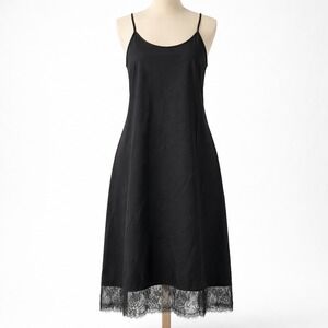 Brochu Walker Whimsigoth‎ Fairy Lace Slip Dress XS Black Dark Romantic Lingerie